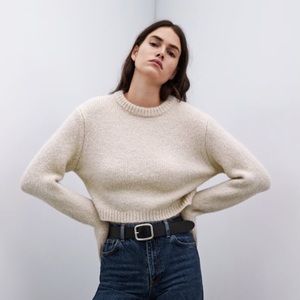 Zara Basic Crop Sweater S